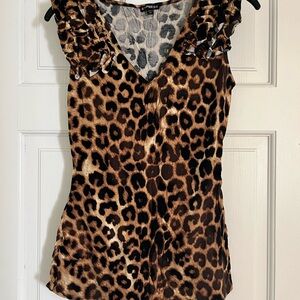 Express Leopard Print Blouse